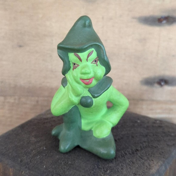 Vintage 1970 Green Elves Pixies Sprites Hobbyist Figures - Picture 3 of 11